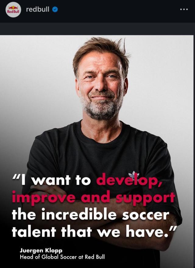 狗子28注册登录-官方：克洛普出任红牛全球足球主管 明年1月就职